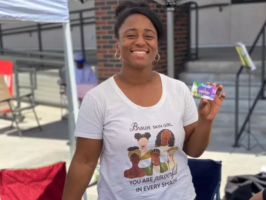 Anjanet (pictutred) and Shabasa Sayers will run the Noir Co-op Market, which currently operates as a pop-up every other Saturday. - COURTESY OF ANJANET SAYERS