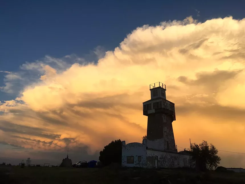 World's Wonder View Tower still stands, a century after it was built on the Plains. - FRIENDS OF THE GENOA TOWER
