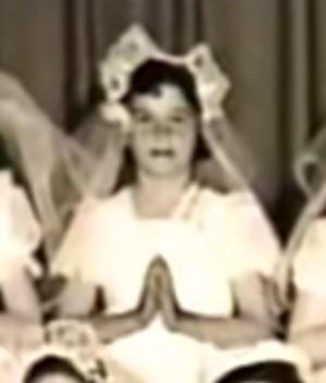 Lovelace at the time of the Catholic school.  - YOUTUBE