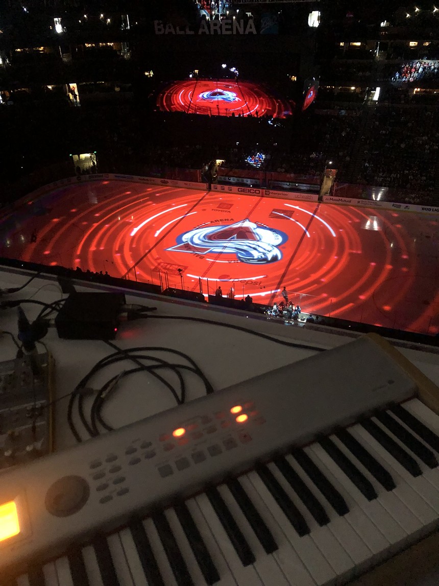 Mark Castellano has an impressive view from his organist booth. - COURTESY OF MARK CASTELLANO