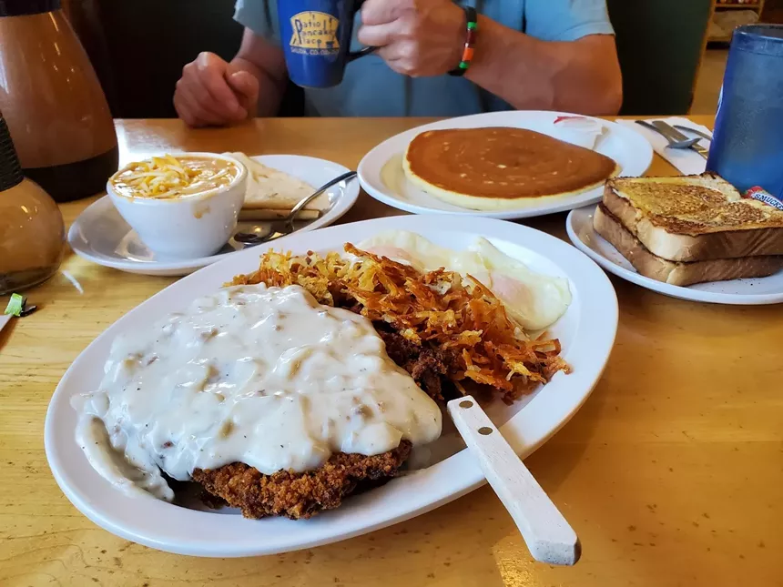 This is the perfect fried chicken steak. - Molly Martin