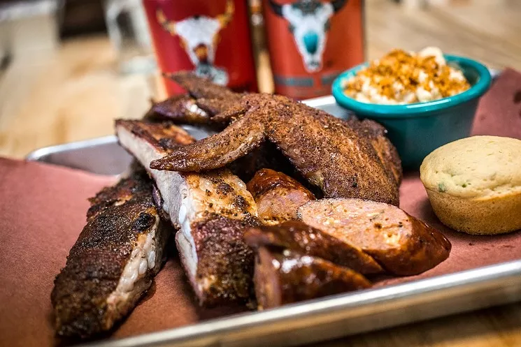 The Best Barbecue in Denver | Westword - Westword 8 roaming buffalo three meat plate