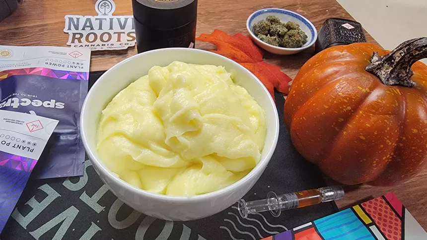 Thanksgiving mashed potatoes infused with cannabis