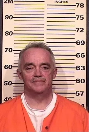 Mug shot of Coles Whalen's stalker, Billy Counterman, following his arrest in 2016.
