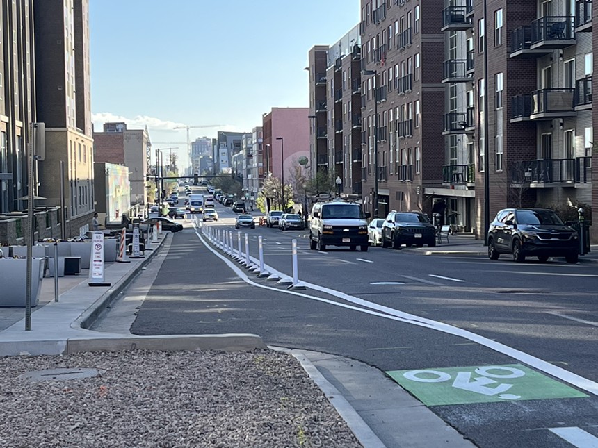 bike lane improvements blake and market streets