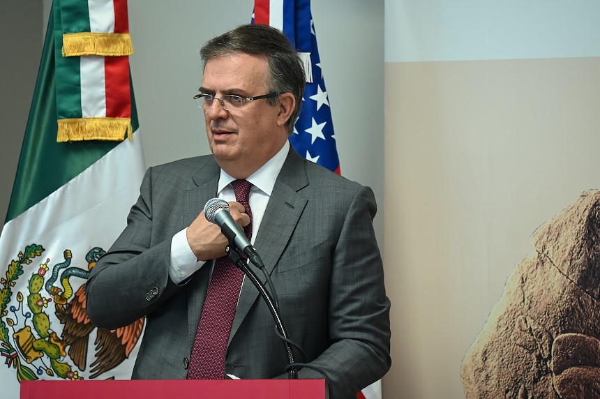 Marcelo Ebrard talks about importance of the "Earth Monster" for Mexico.