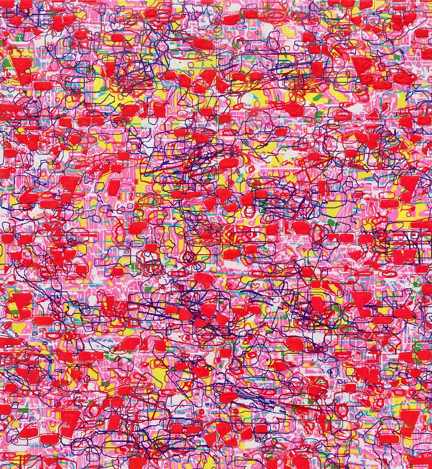 pink painting