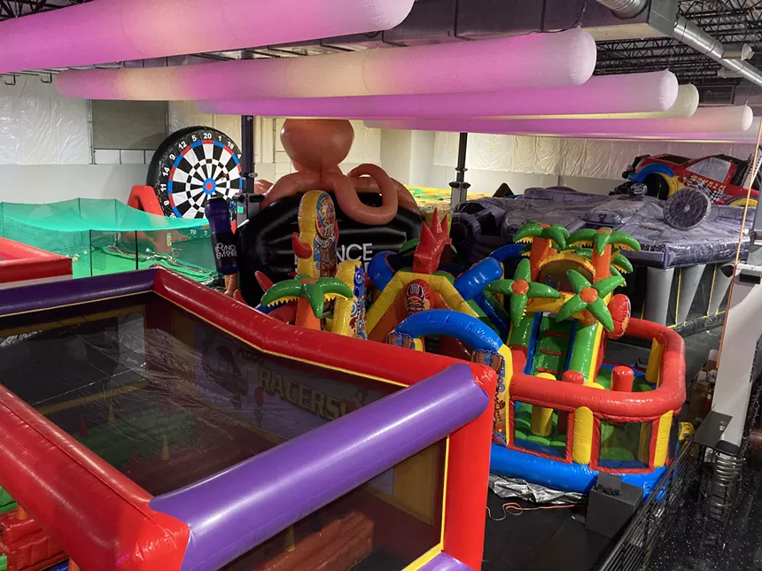 Inflatable Indoor Amusement Park Bounce Empire Opens in Lafayette