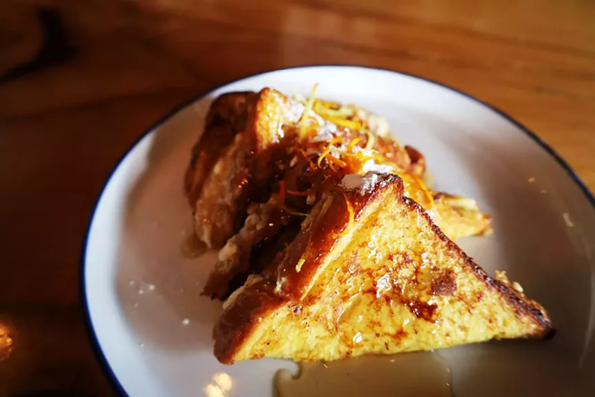plate with french toast