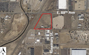 Zoning map of the 88 Drive-In Theater in Commerce City, Colorado.