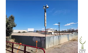 The empty lot of the 88 Drive-In Theater in Commerce City, Colorado.