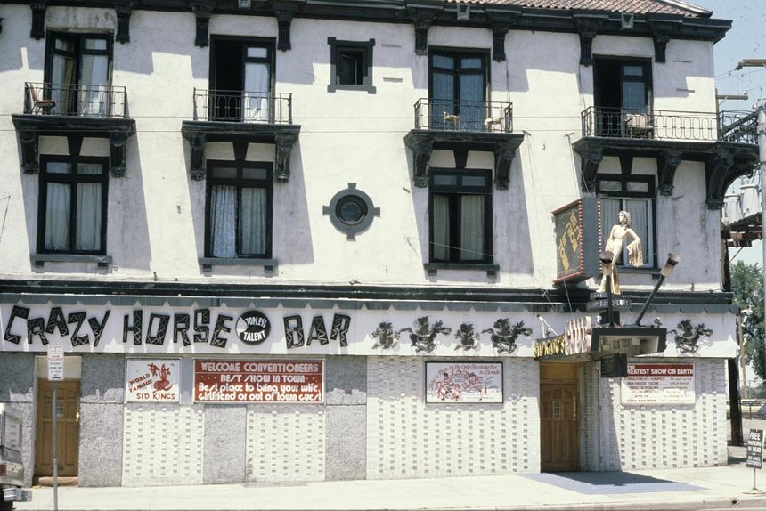 an old picture of the front of a bar