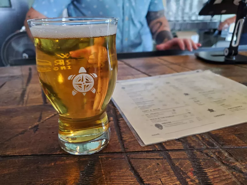 a pint of beer