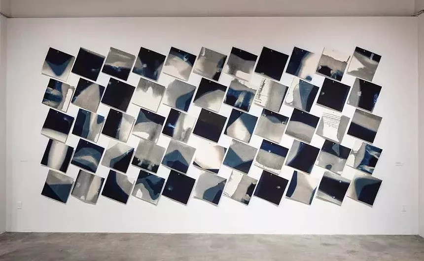 wool square wall hangings