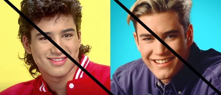 Mario Lopez and Mark-Paul Gosselaar