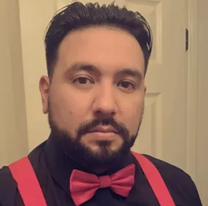 Santino Burrola, the King Soopers worker who was fired for following and filming shoplifters.
