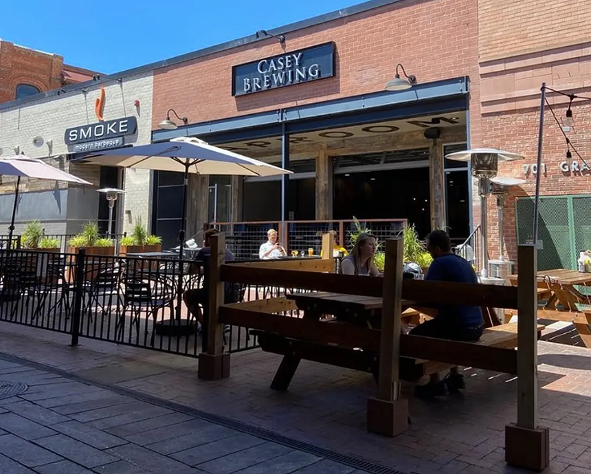 Glenwood Springs brewery facade.