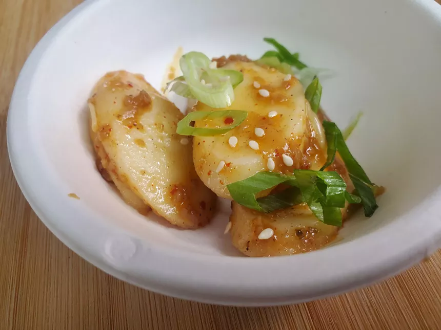 rice cakes in a bowl