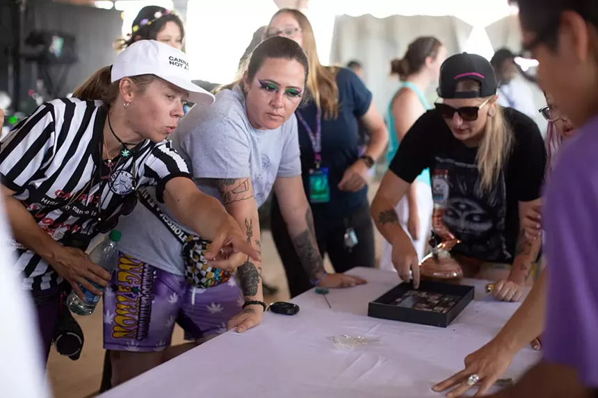 The ref of a weed-smoking competition lays out rules to participants