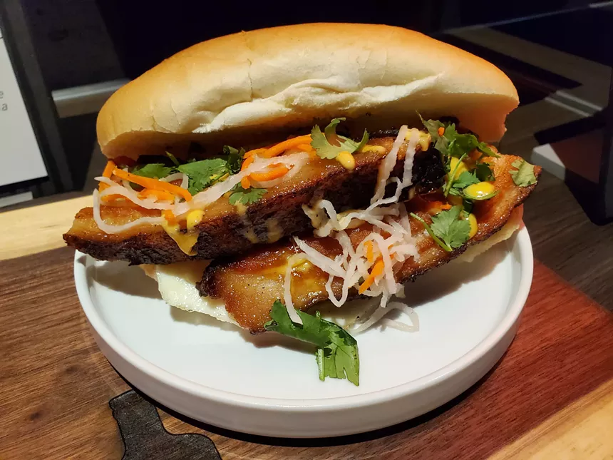 a banh mi sandwich