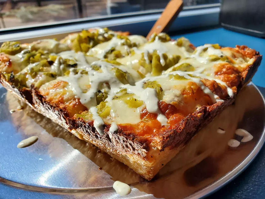 cheese bread with green chiles