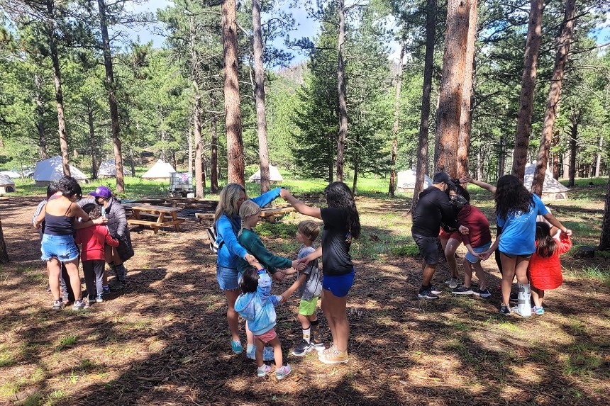 Latino families enjoy the Colorado outdoors via the Cal-Wood Education Center.