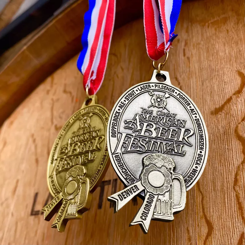 two medals