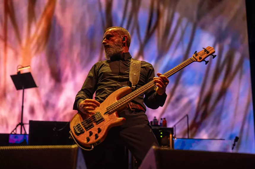 bass player on stage