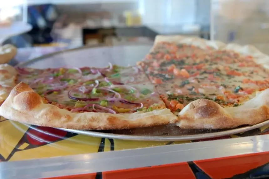 a pizza