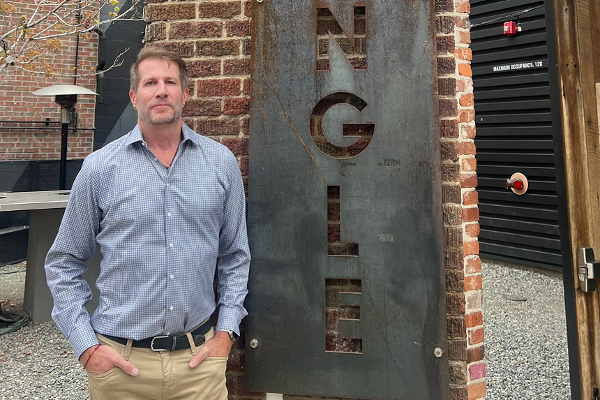 Scott Coors is one of the owners of the Triangle Bar.