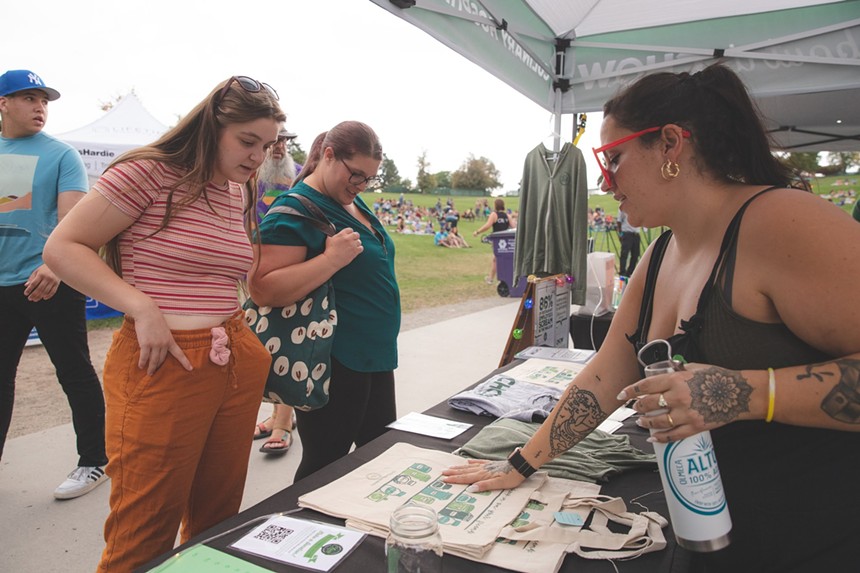 CHOW event booth