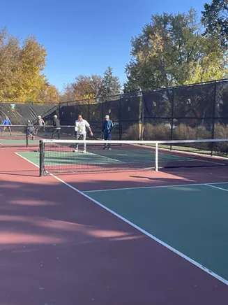 Pickleball courts at Eisenhower Park.
