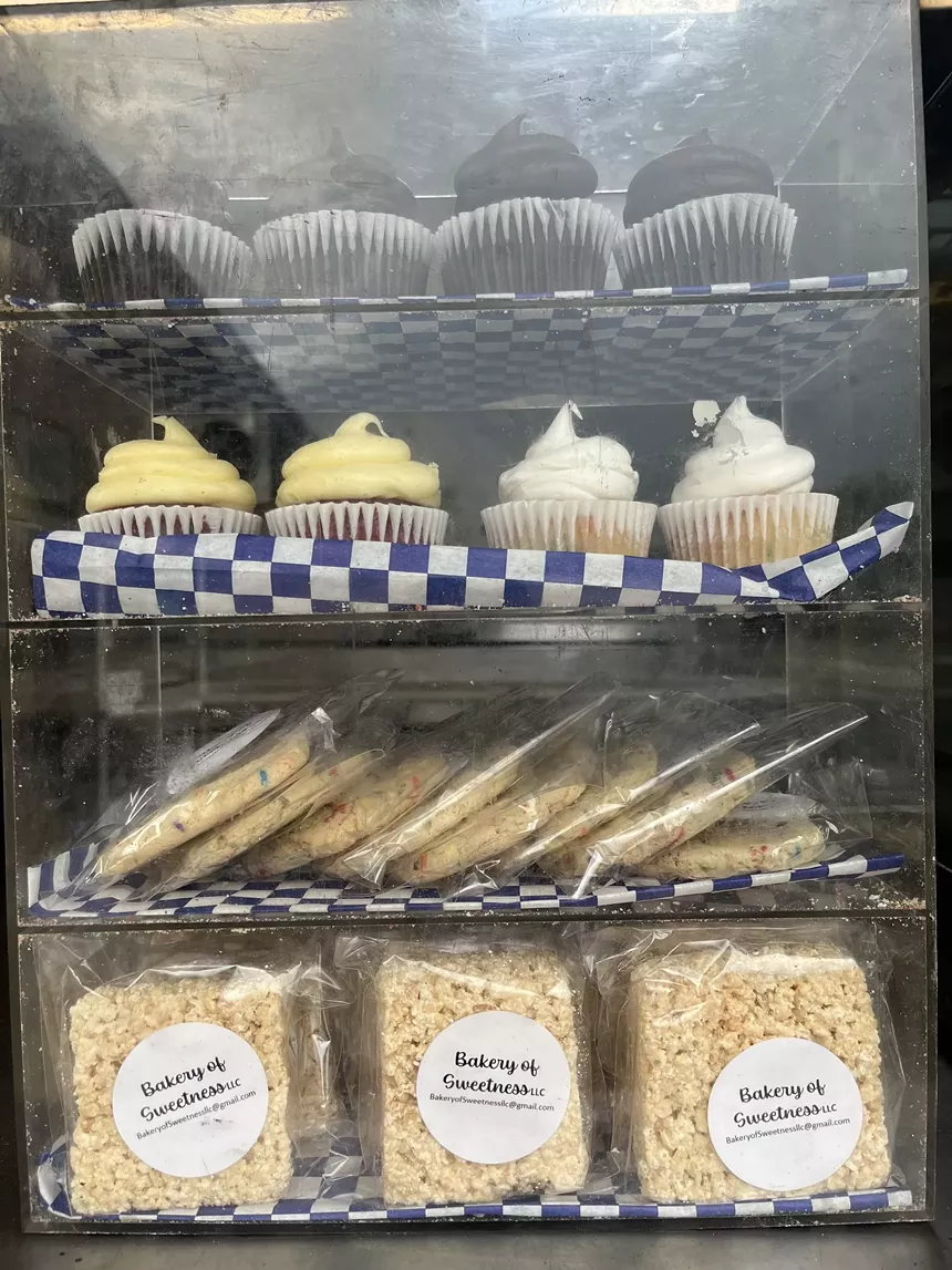 Cupcakes, cookies, and Rice Krispies treats