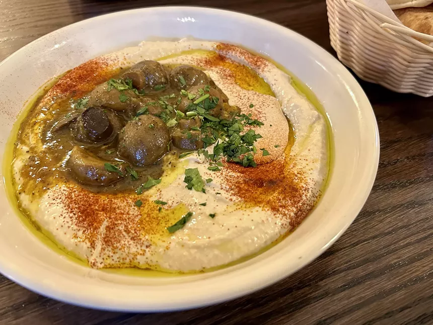 Mushroom hummus from ASLI