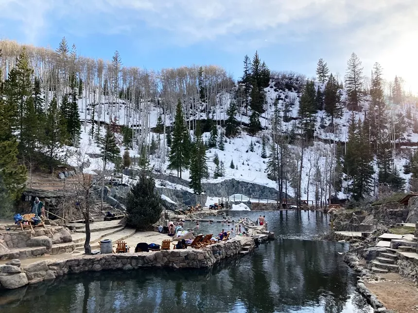 Strawberry Park Hot Springs pools