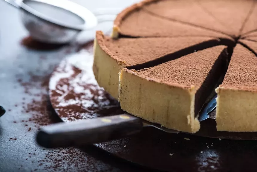 a chocolate pie