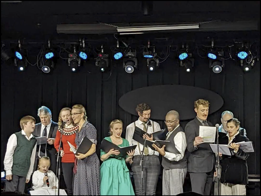 actors on stage