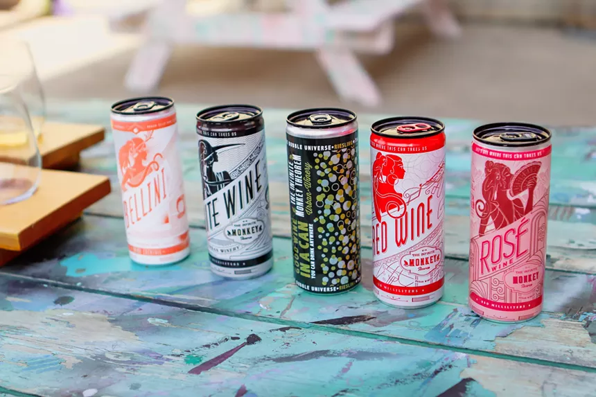 cans of wine