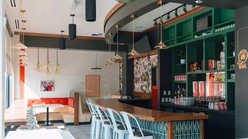 interior of a restaurant