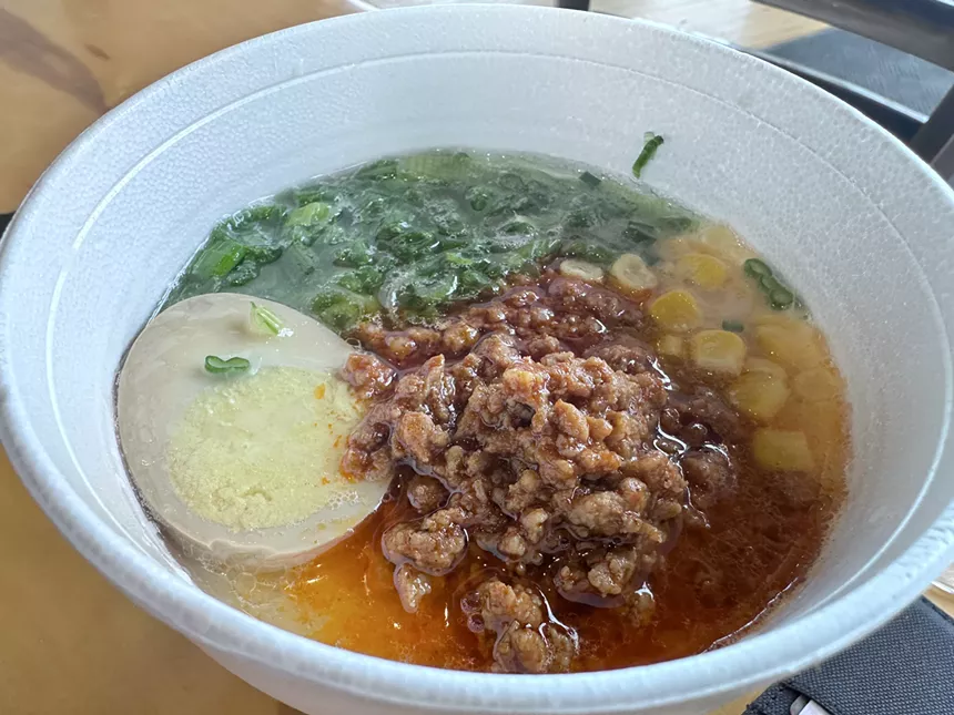 a bowl of ramen