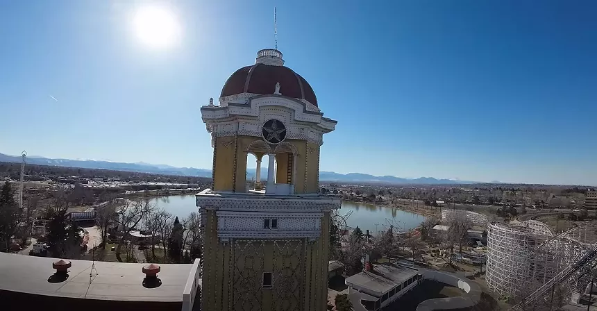 tower at amusement park