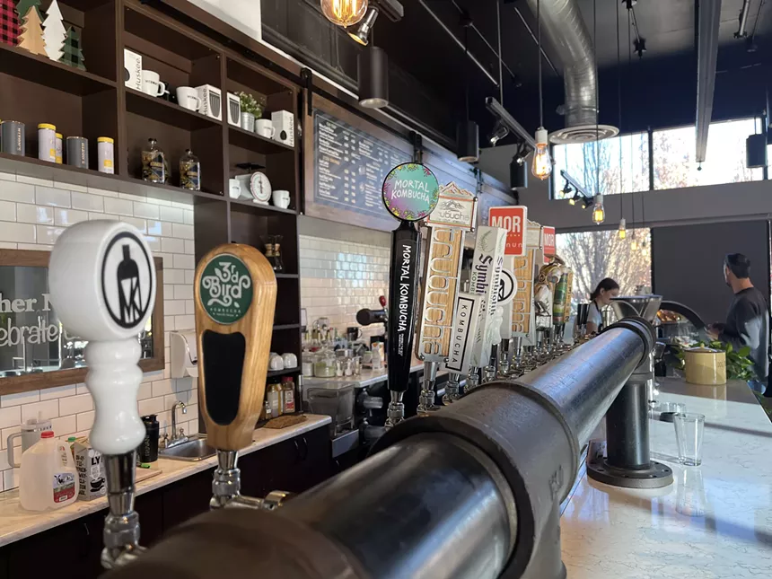 taps inside a bar