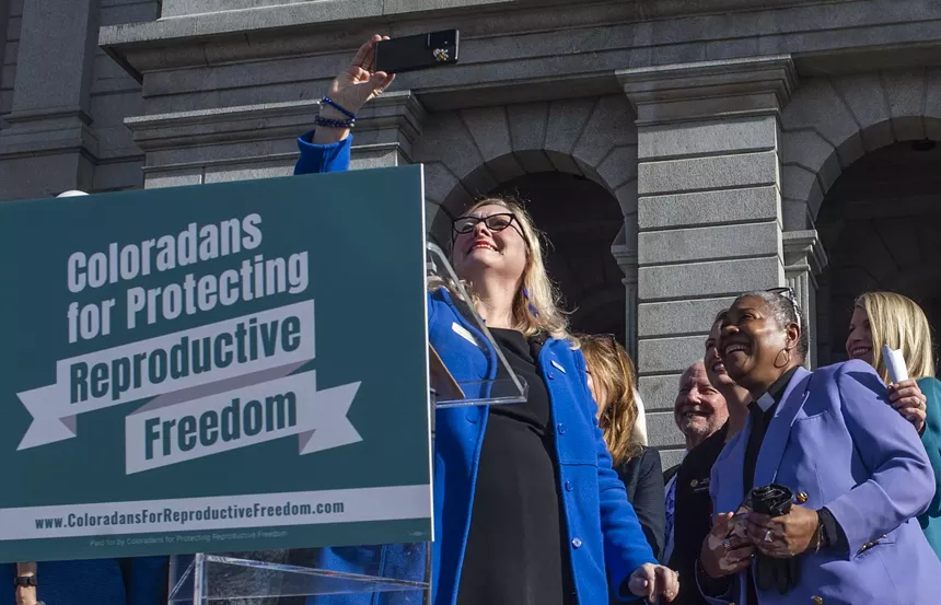 pro-abortion protester
