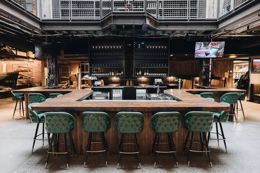 inside of a bar