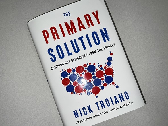 The cover of the book "The Primary Solution," written by Nick Troiano.