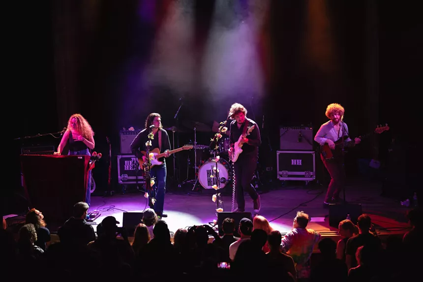 band performing on stage