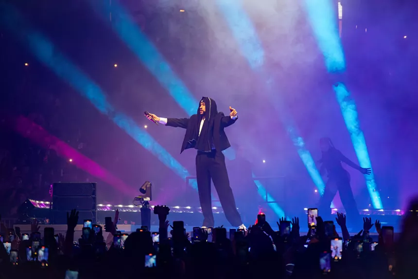 man dancing on stage