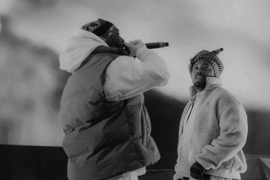 rappers on stage