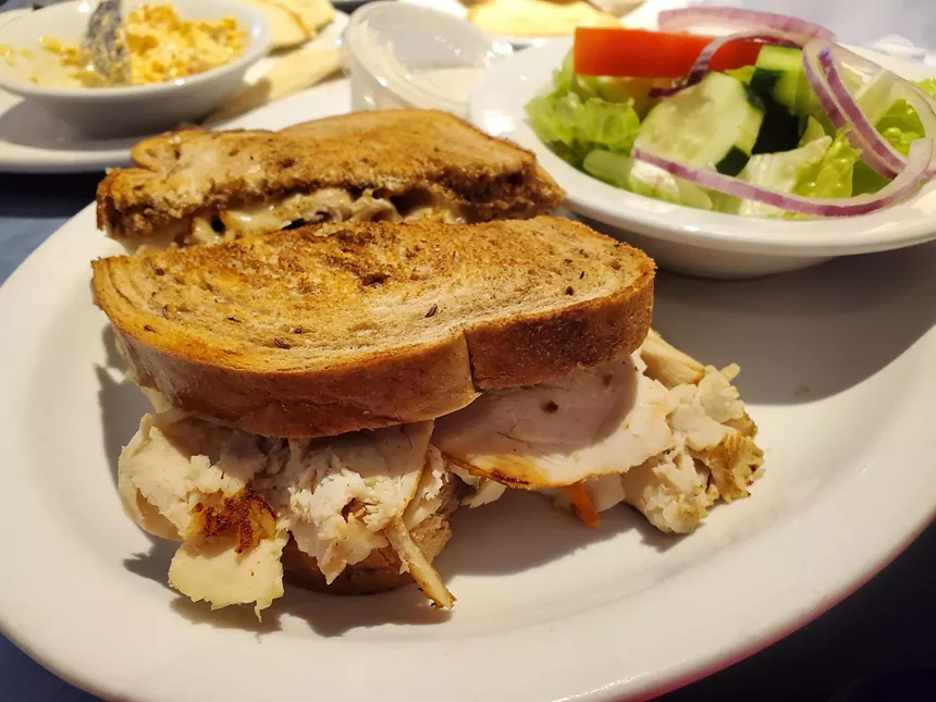 a turkey sandwich