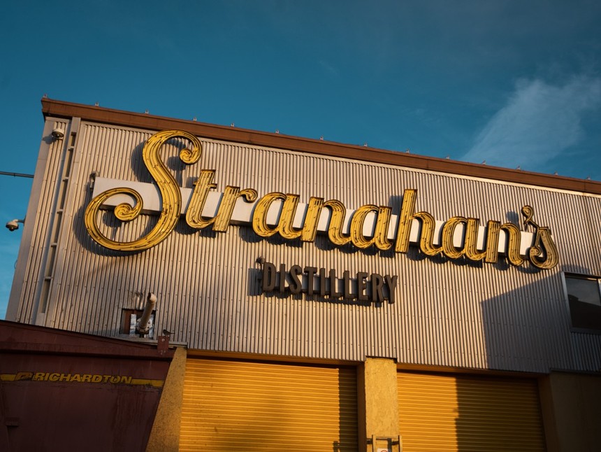 "stranahans" sign on the front of a building